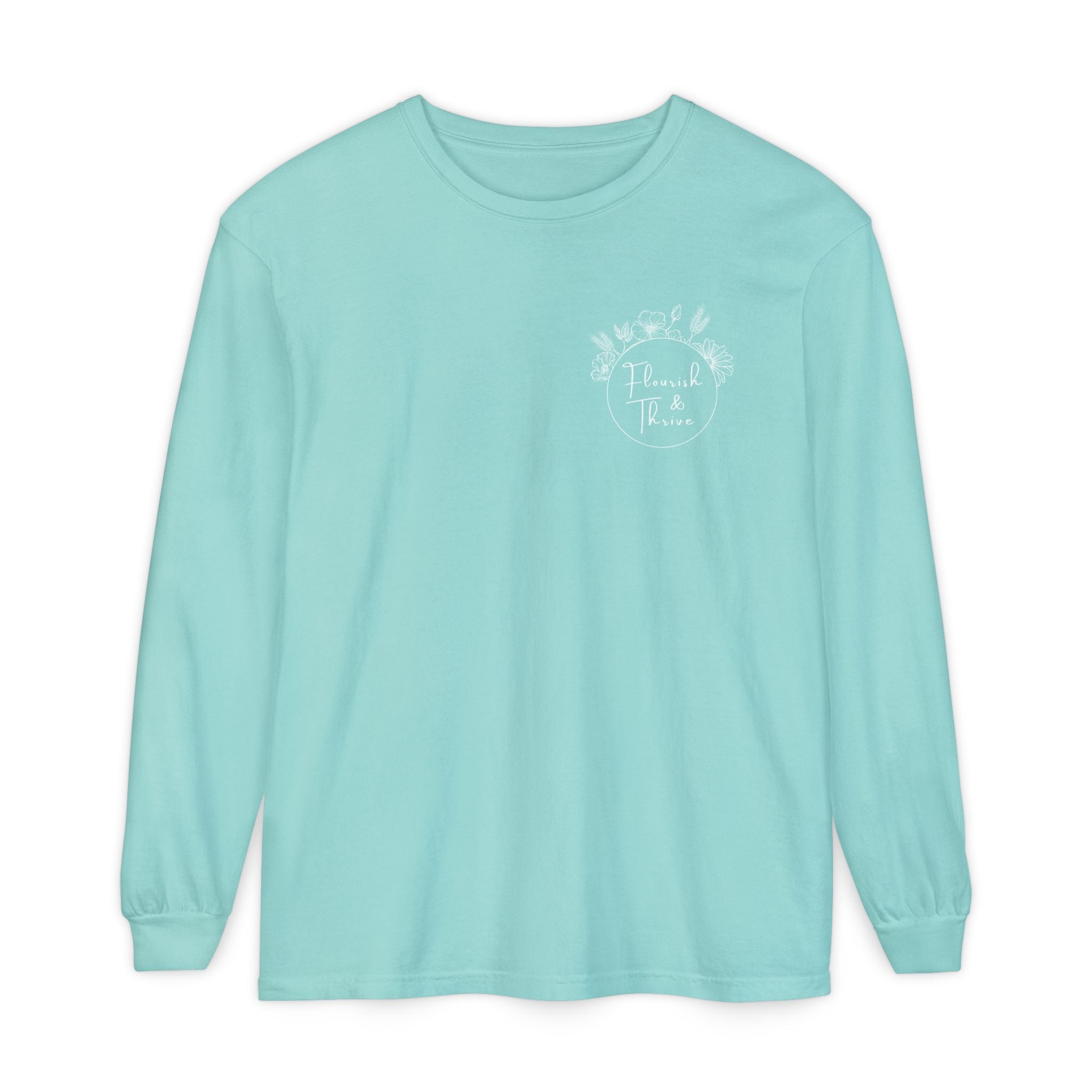 Long Sleeve T-Shirt - Flourish & Thrive (Assorted Colors)
