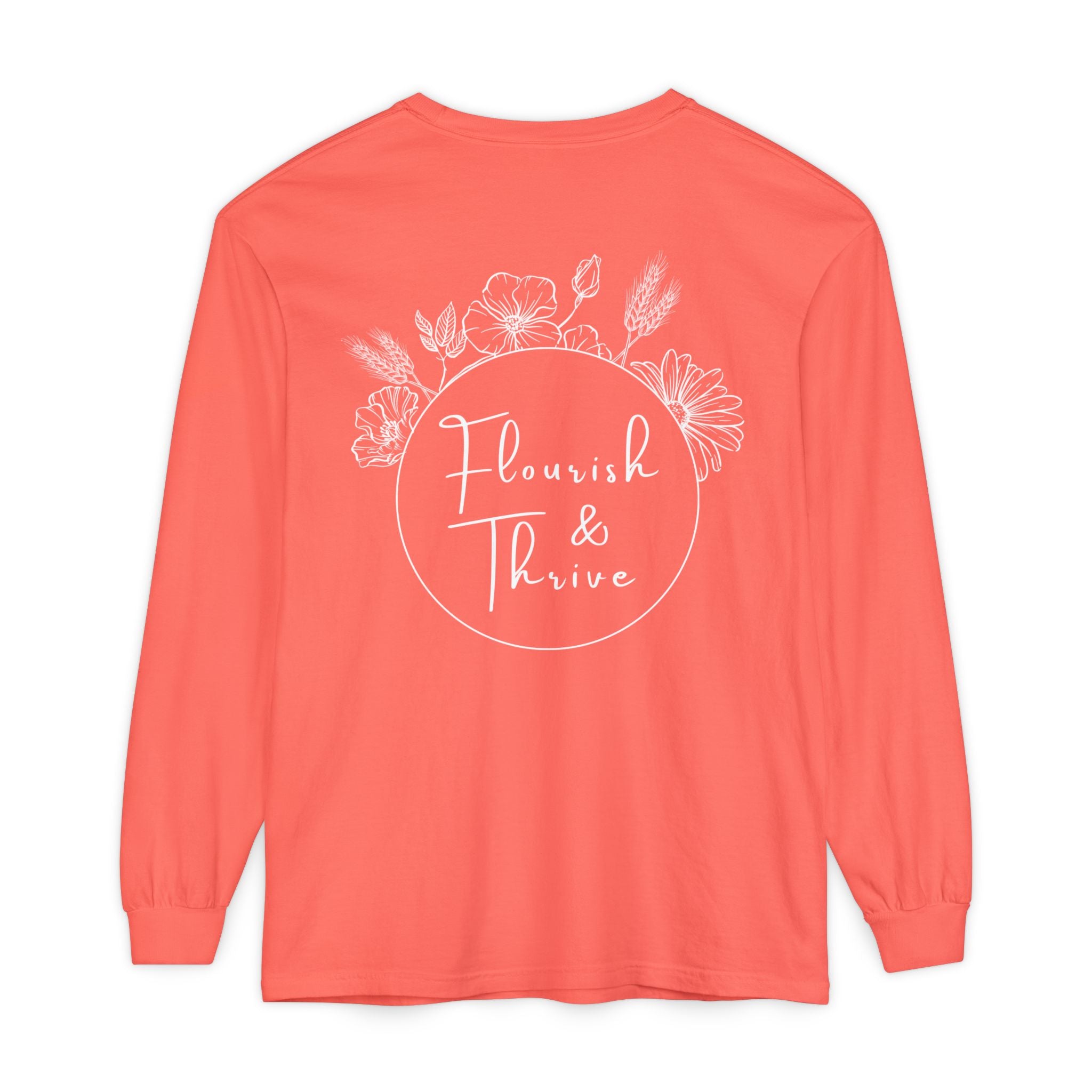 Long Sleeve T-Shirt - Flourish & Thrive (Assorted Colors)
