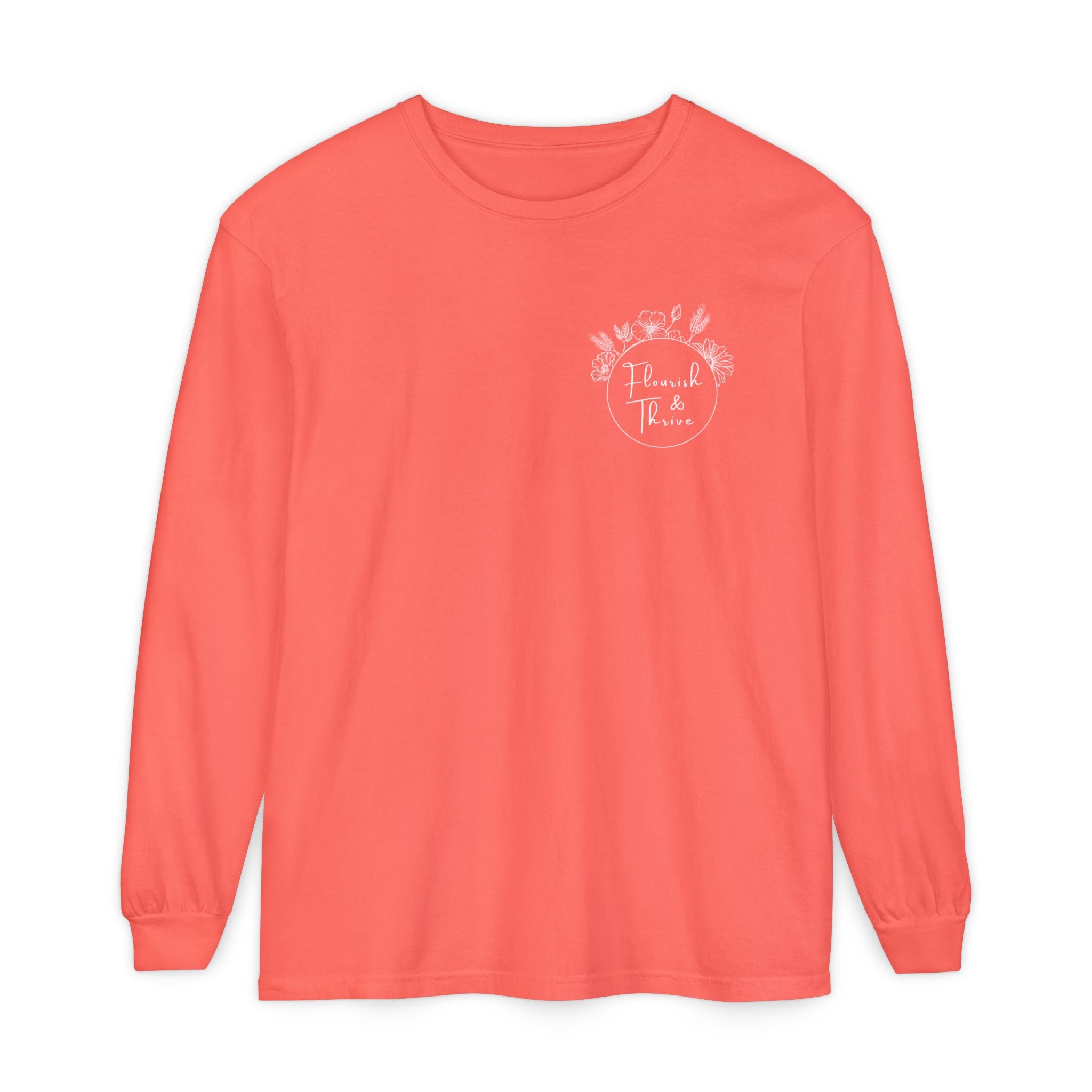 Long Sleeve T-Shirt - Flourish & Thrive (Assorted Colors)