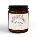 Customizable Scented Soy Candle with Black Lid, (4 and 9oz)