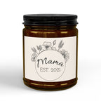 Customizable Scented Soy Candle with Black Lid, (4 and 9oz)