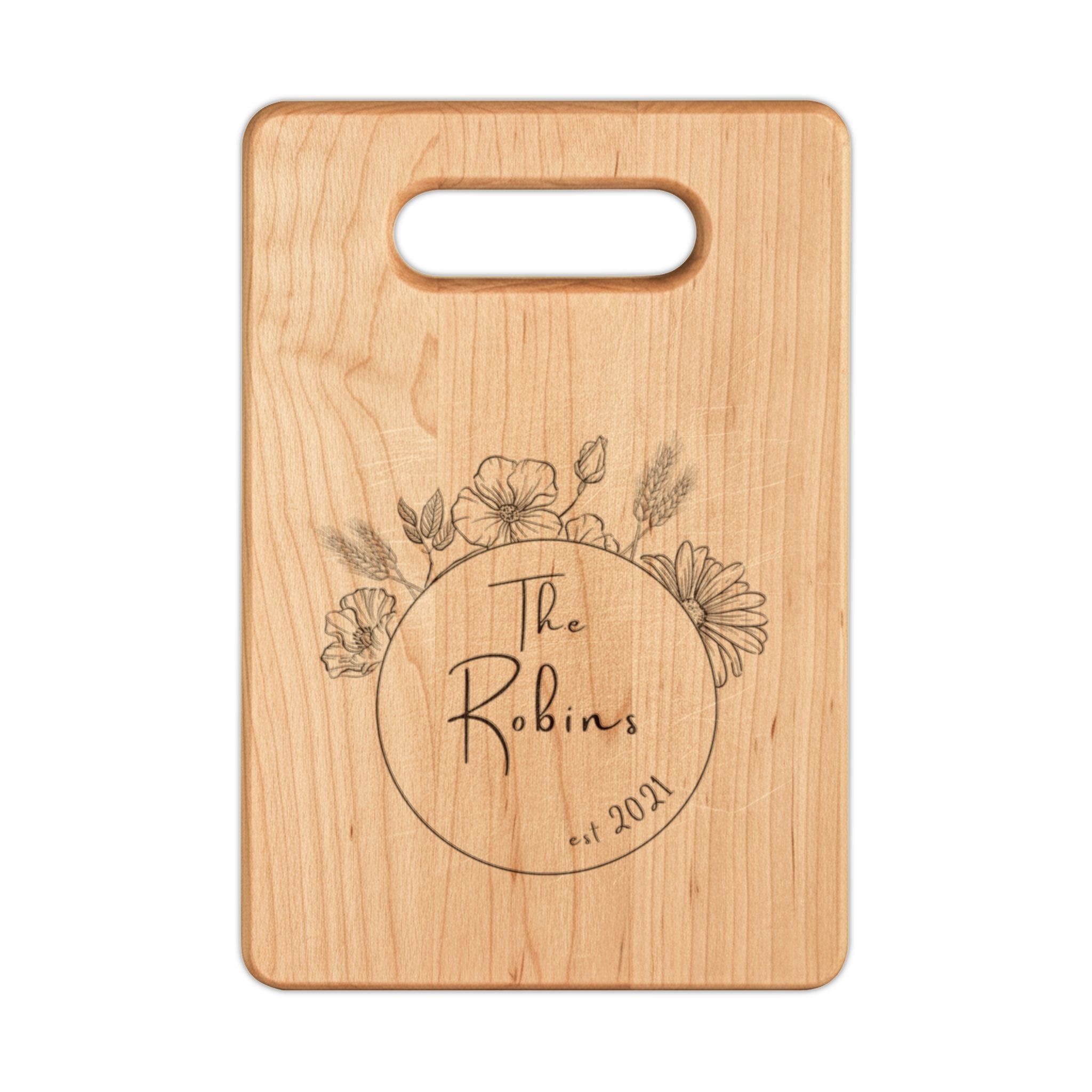 Wooden Cutting Board (Customizable)