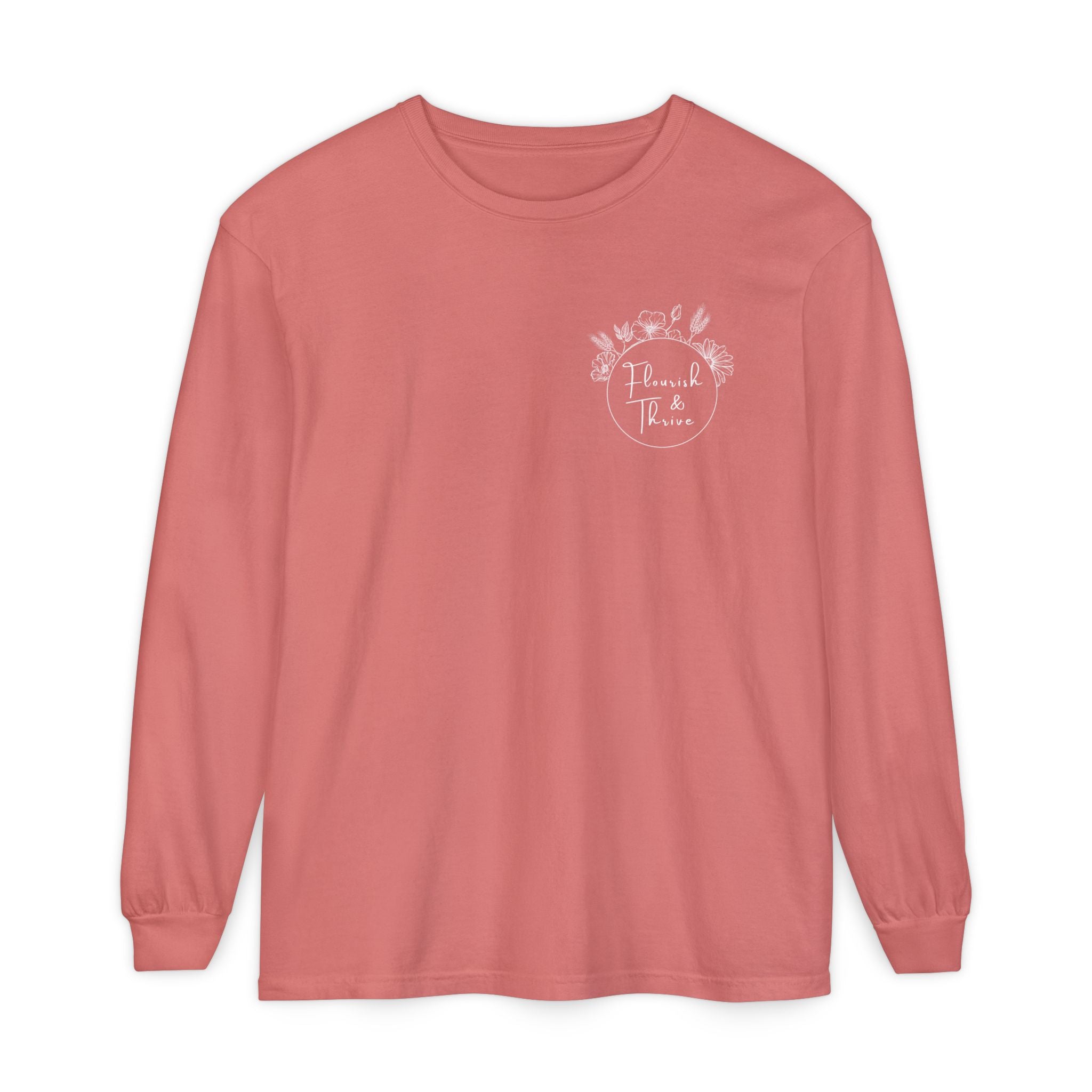 Long Sleeve T-Shirt - Flourish & Thrive (Assorted Colors)