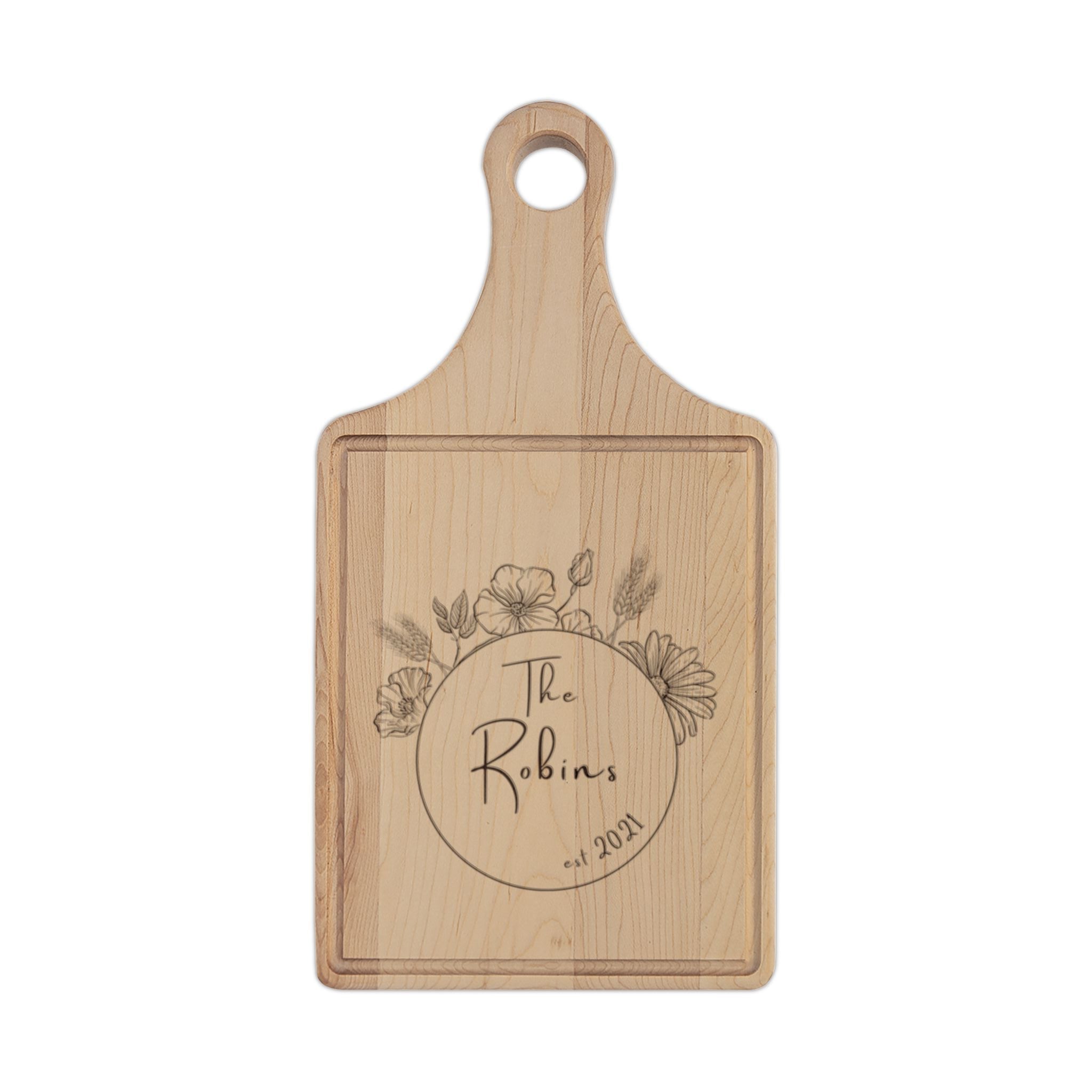 Wooden Cutting Board (Customizable)