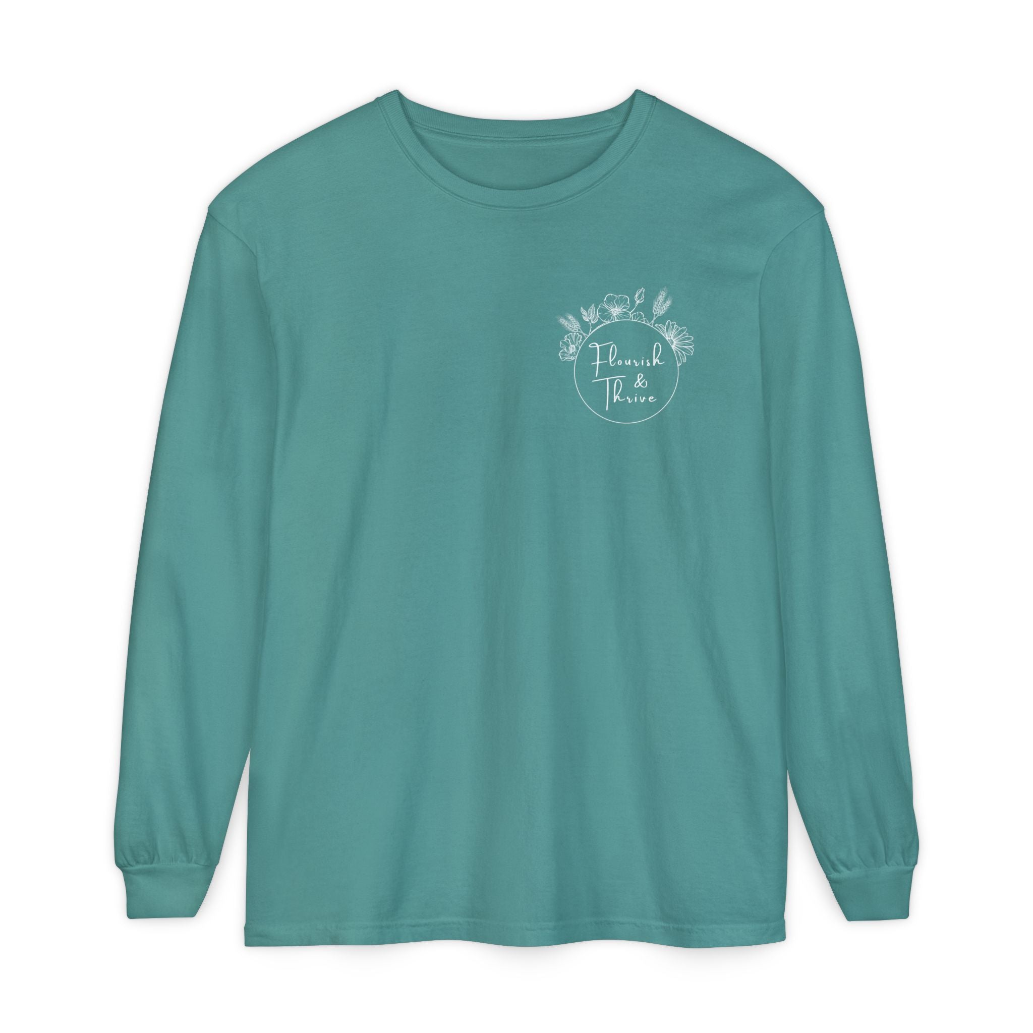 Long Sleeve T-Shirt - Flourish & Thrive (Assorted Colors)