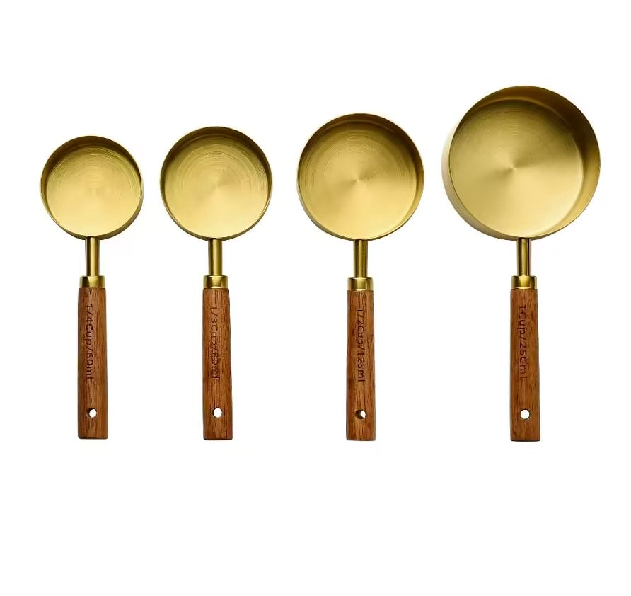 Stainless Steel Measuring Cups & Spoons