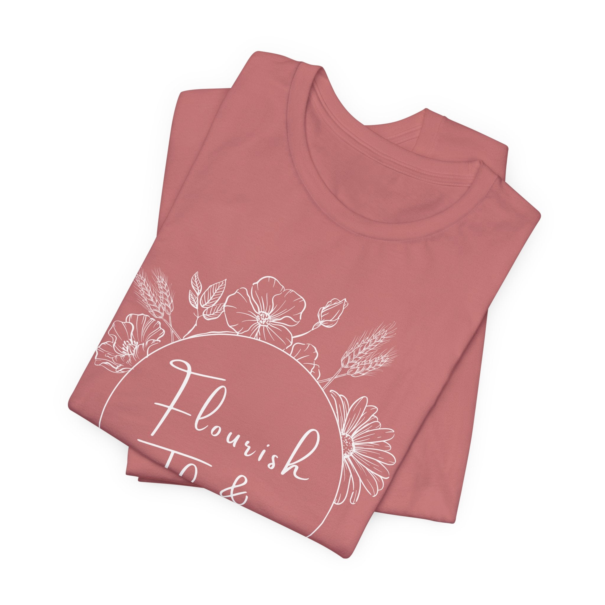 Jersey Short Sleeve Tee - Flourish & Thrive
