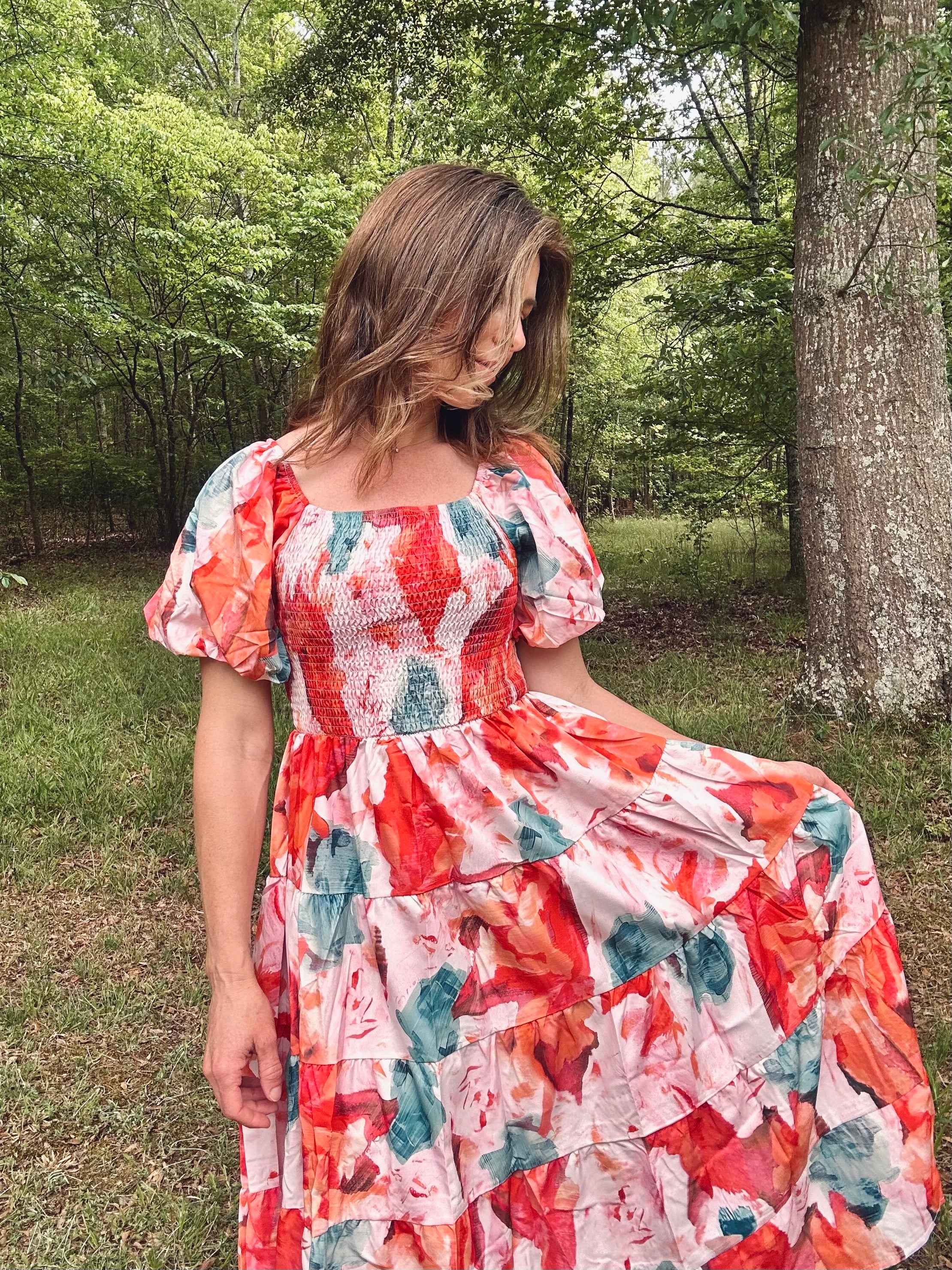 Day Dreams Puff Sleeve Dress