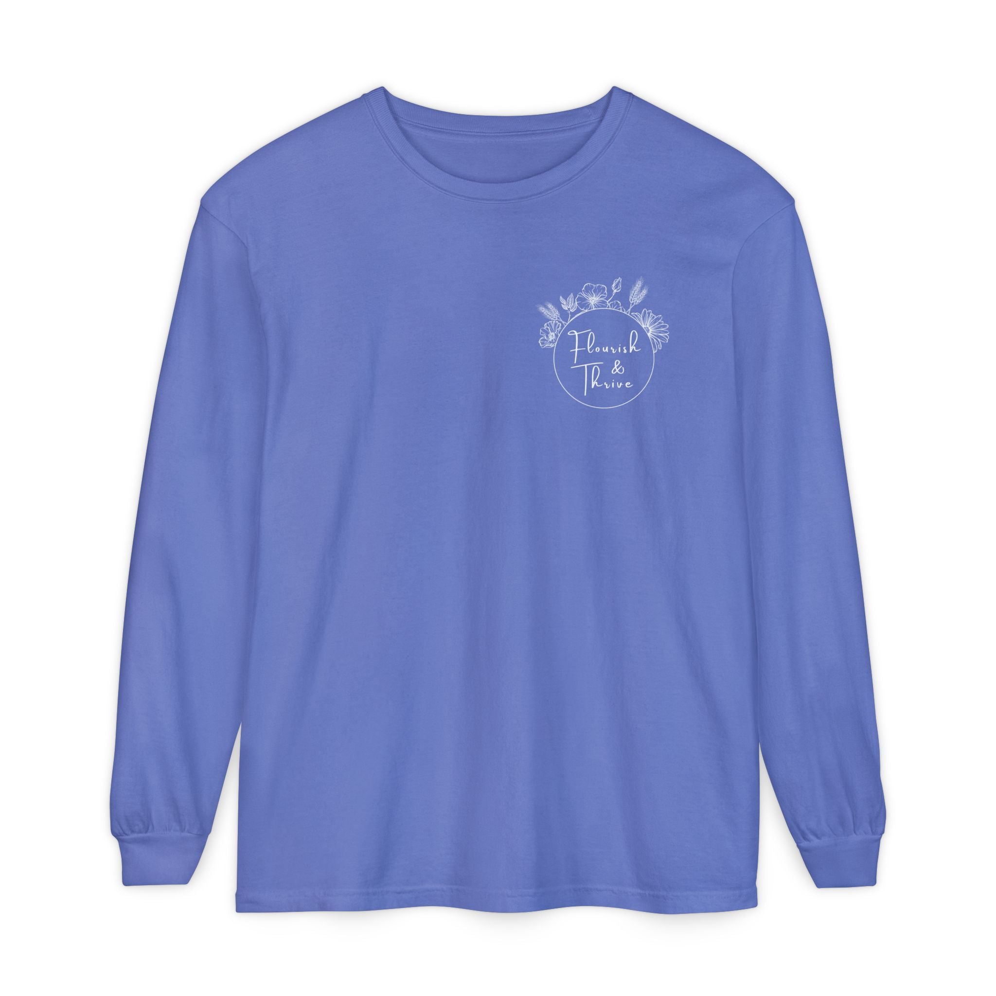 Long Sleeve T-Shirt - Flourish & Thrive (Assorted Colors)
