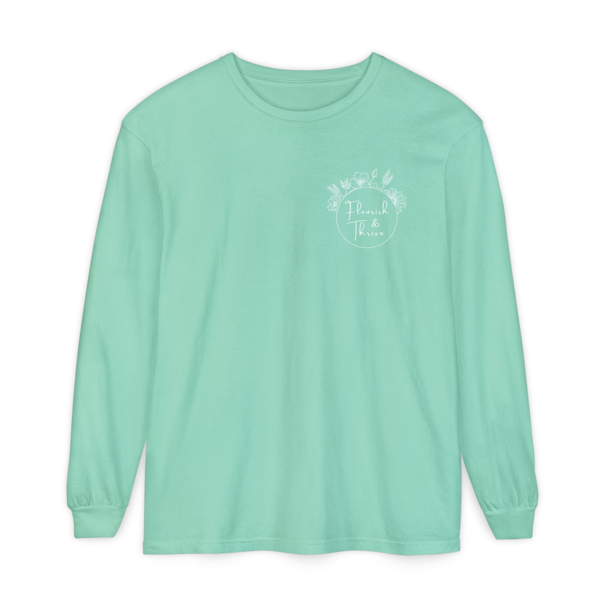 Long Sleeve T-Shirt - Flourish & Thrive (Assorted Colors)