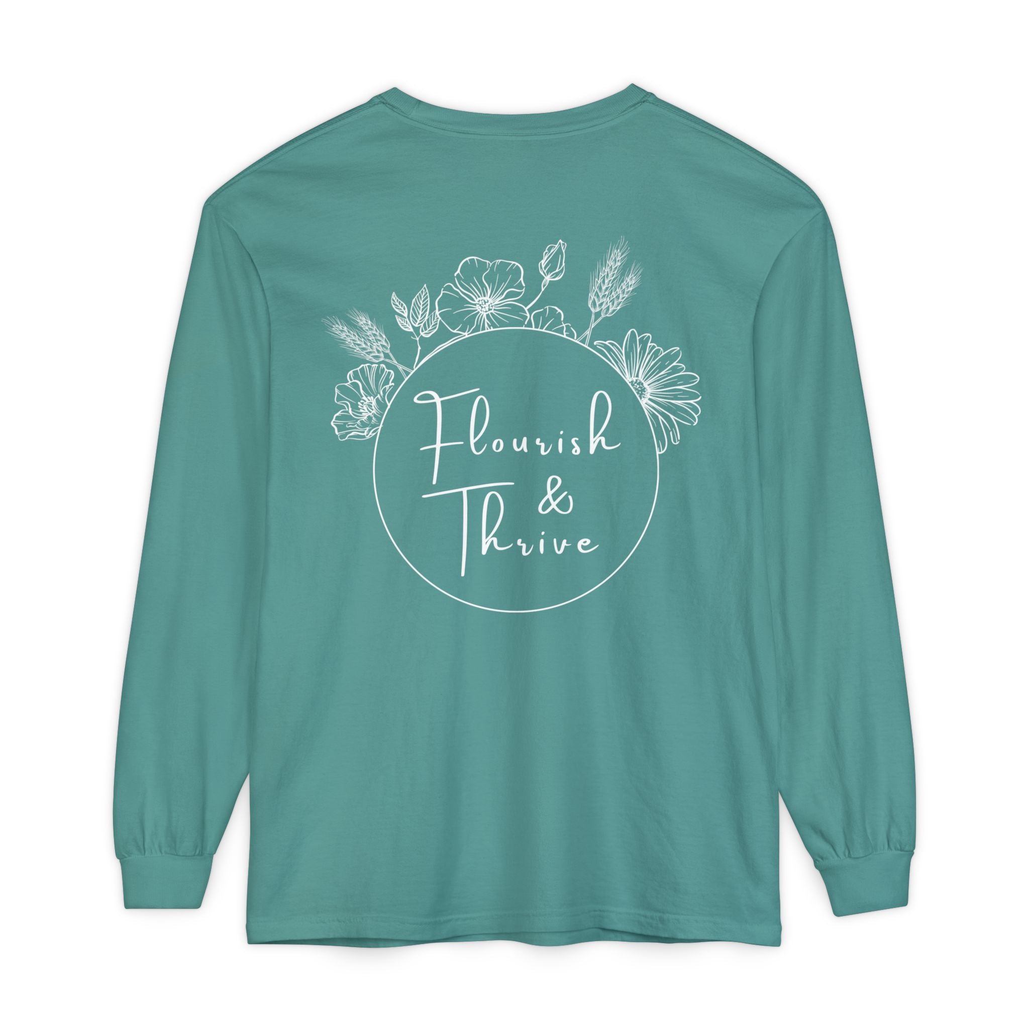 Long Sleeve T-Shirt - Flourish & Thrive (Assorted Colors)