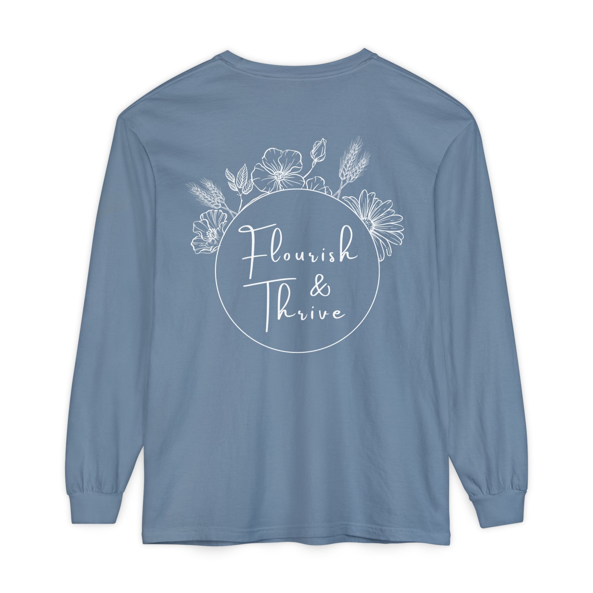Long Sleeve T-Shirt - Flourish & Thrive (Assorted Colors)