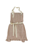 PRE-ORDER: Ruffle Pinstripe Apron (Assorted Colors)