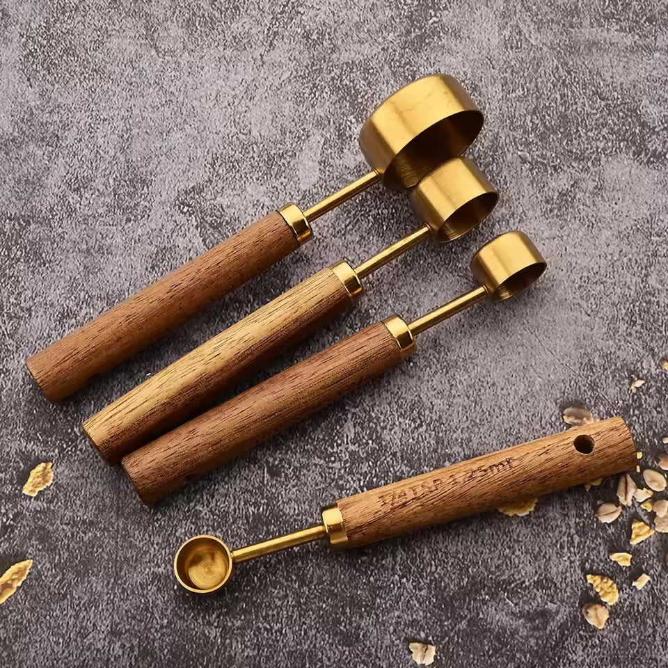 Stainless Steel Measuring Cups & Spoons
