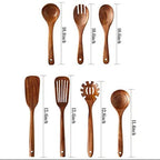 Teak Kitchen Utensils Set