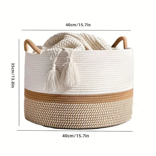 Cotton Rope Storage Basket