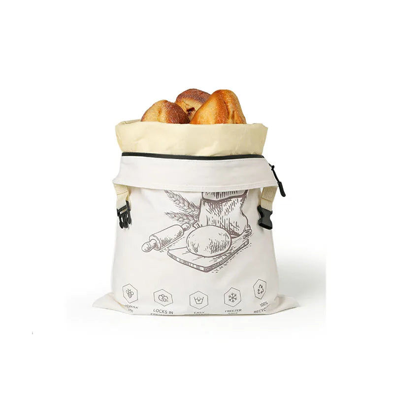 Reusable Beeswax Bread Bag