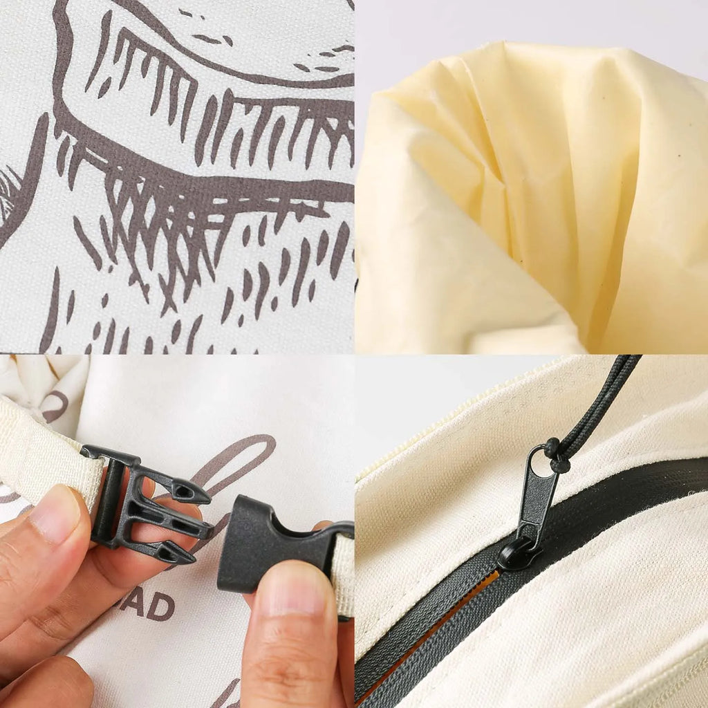 Reusable Beeswax Bread Bag