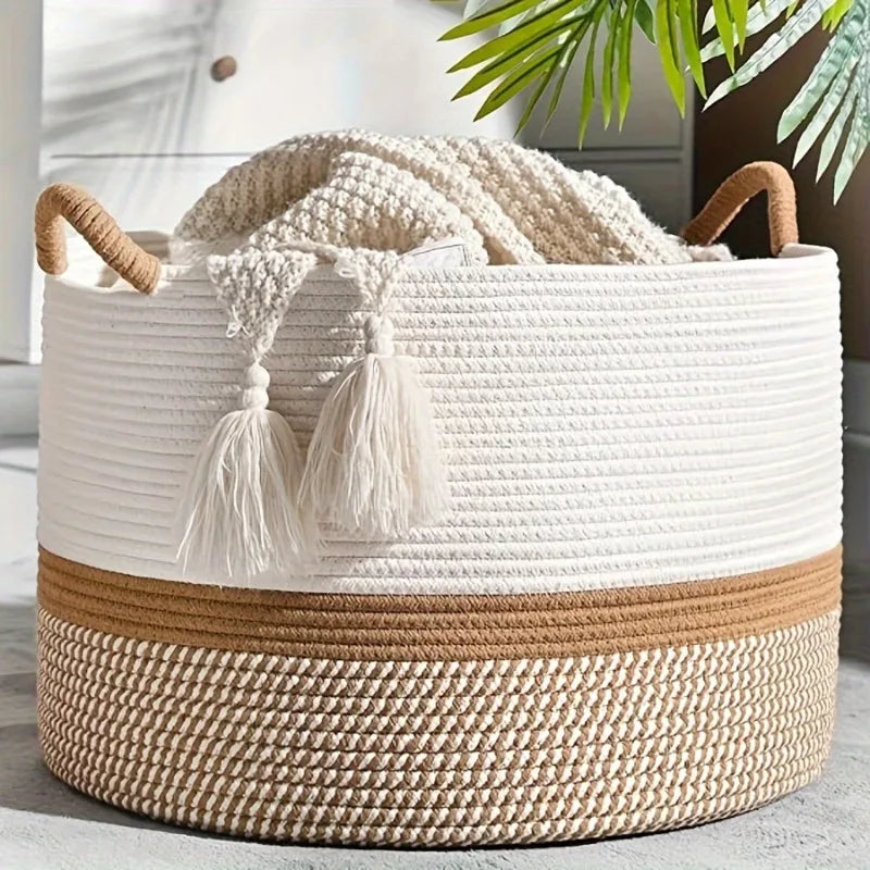 Cotton Rope Storage Basket