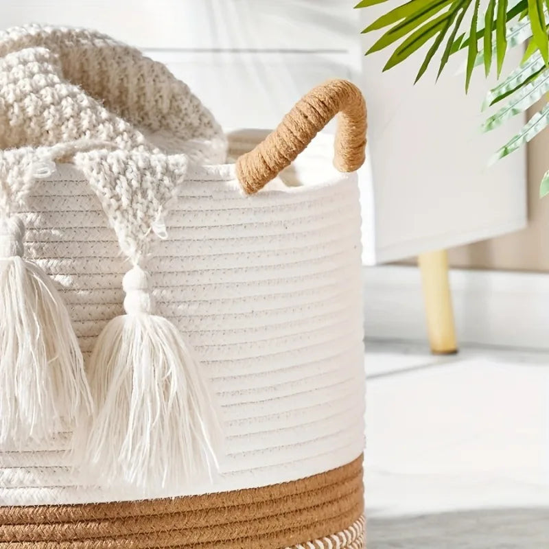 Cotton Rope Storage Basket