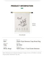 Reusable Beeswax Bread Bag