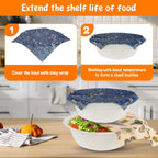11 Pcs Beeswax + Organic Cotton Bowl Covers