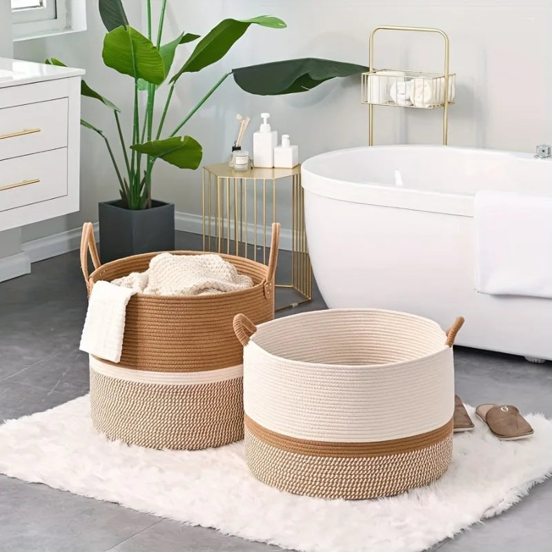 Cotton Rope Storage Basket