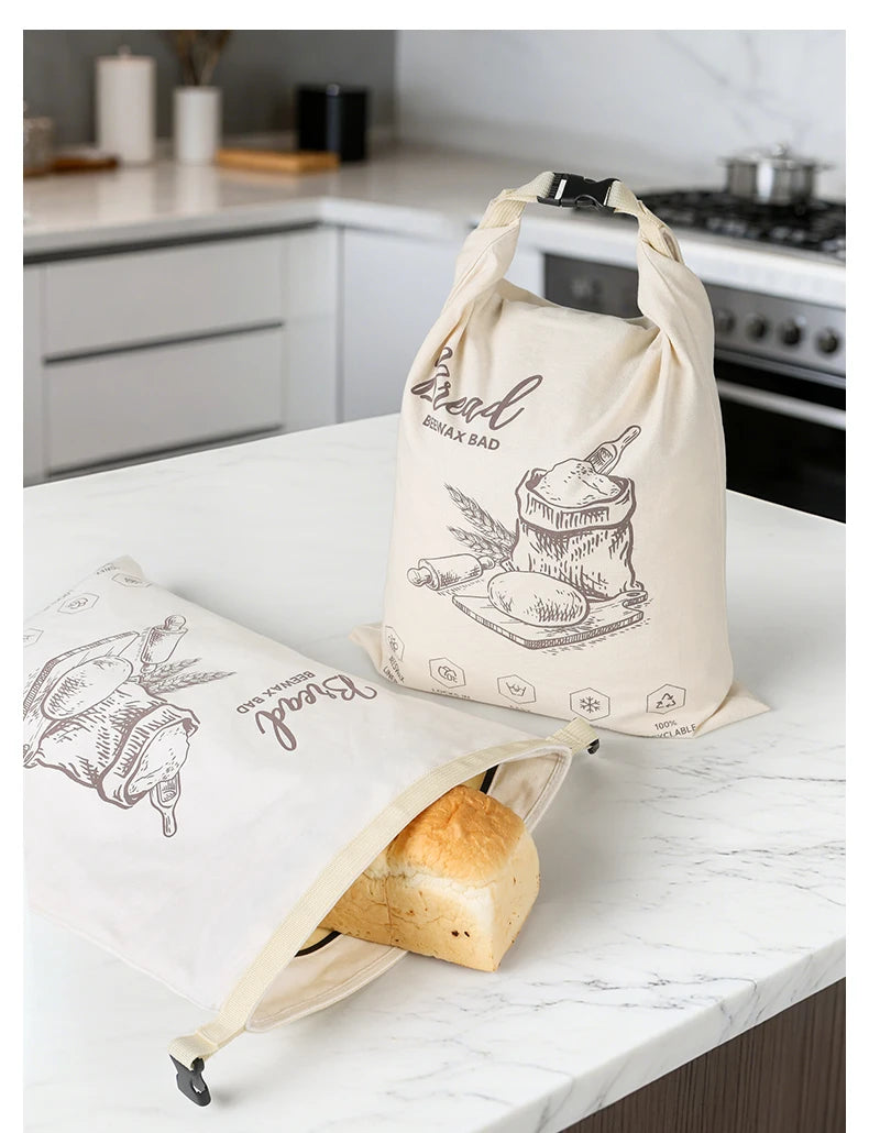 Reusable Beeswax Bread Bag