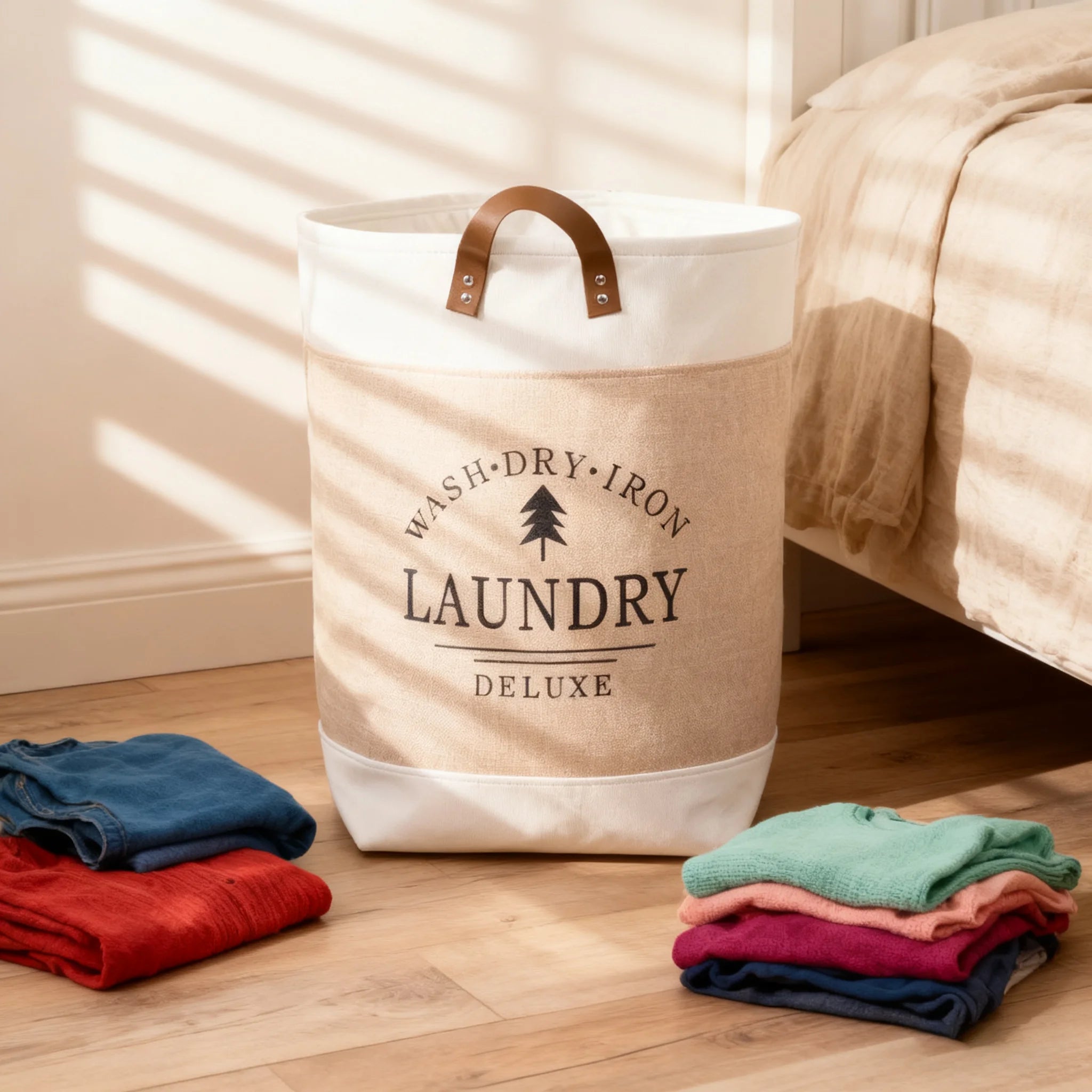 Laundry Basket - Wash, Dry, Iron